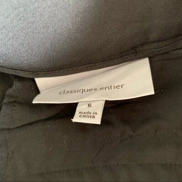 Classiques Entier Black Wool Blend Wide Leg Dress Pants Workwear Trousers 6 - Picture 6 of 8